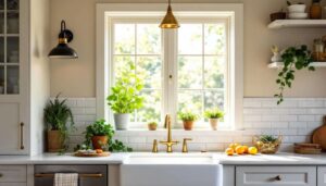 Un interior designer rivela perché i lavelli sotto finestra stanno tornando in voga