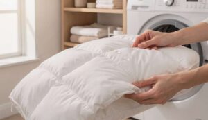 Aggiungete 4 gocce e mettete il piumino in lavatrice: tornerà come nuovo, senza piume schiacciate né cattivi odori