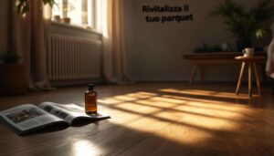 Parquet opaco dopo l'inverno: un cucchiaio di olio di lino e il risultato è sorprendente