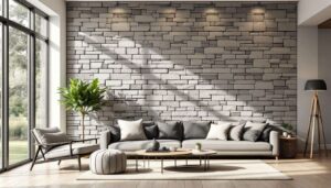 Parete in pietra ricostruita: costa meno di quanto pensi e trasforma il soggiorno